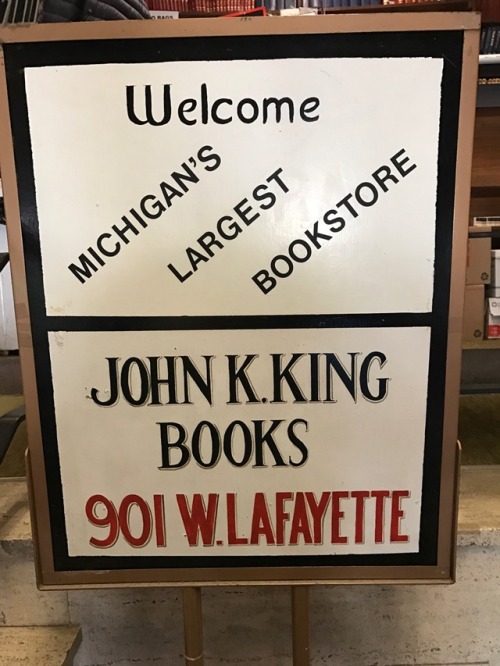 the-forest-library:Spent the afternoon exploring John King Books in Detroit. It’s a four-story wareh