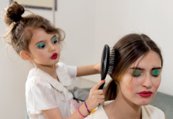 stormtrooperfashion:  Bianca Balti with daughter Matilde