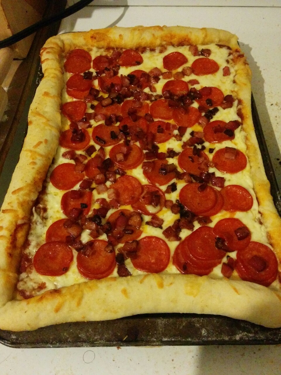 irontemple:  I am a pizza making god.  I want pizza 😩