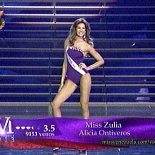 Pasarela de Miss Zulia con una baja puntuación #missalfombra #missvzla2013