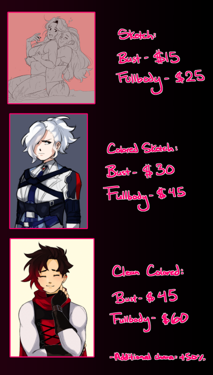 aphyllum:Updated Commission Info!• Please email me at flowerbounty@gmail.com • I ONLY take payment v