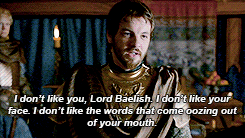 gifsofgot:The bold little boy with wild black hair and laughing eyes was a man grown now, one-and-tw