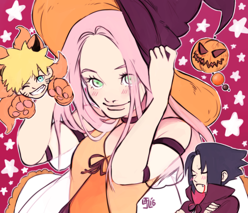 heich0u:Spooky pumpkin witch .ﾟ☆ﾟ.*:・ﾟ✧ 🎃