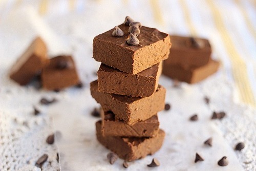 thevegancart:  (Via: http://ift.tt/1jD0OSk) (via Creamy Chocolate Fudge (Nut-Free,