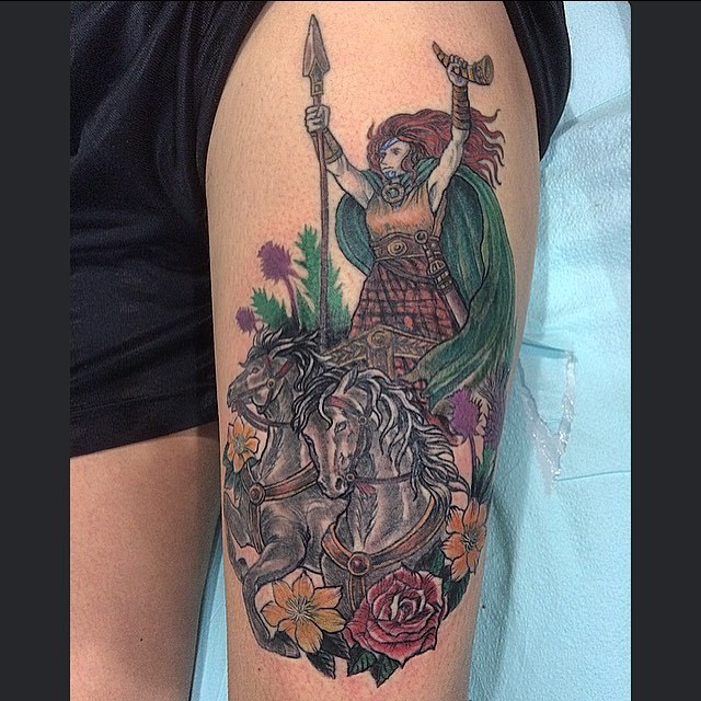 Inks, art, and ponders — Badass always @damasktattoo #tattoo #tattoos...