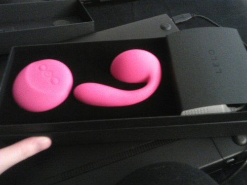 YAY IT CAME IN so here’s a little tour of what comes in a Lelo Ida box Lelo always has really pretty and sleek packaging, with a thin outer box with a graphic of the toy on it, and a hard shell plain box underneath the toys are sunken in a velvet