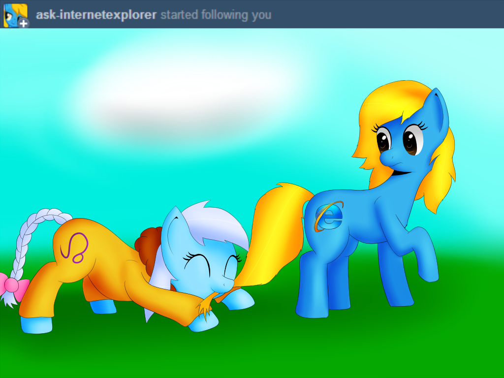 ask-leo-pony:  Leo: Your tail is so nom-able! :D ((Ahhhh Thank you Thank you Thank
