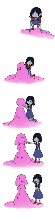 yureilia:  Finished! Marcy “creates” a friend Can be found on my DA 