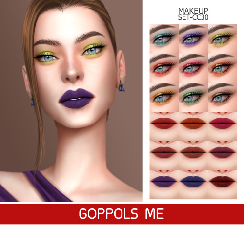 GPME-GOLD MAKEUP SET CC30DownloadHQ mod compatibleAccess to Exclusive GOPPOLSME Patreon onlyThank fo