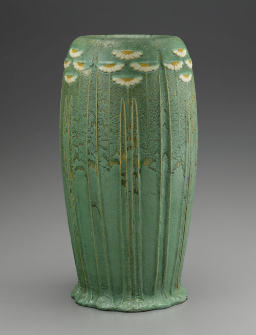 1. Vase, 1903/09   Glazed Earthenware design attributed to George Prentiss Kendrick, decoration attr
