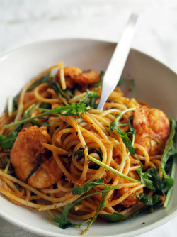 in-my-mouth:  Shrimp Pasta 