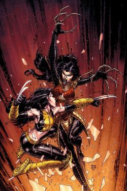 seether23:  X-23: Leave Logan alone LadyDeathstrike: Never he must pay X-23: Not on my watch bub 