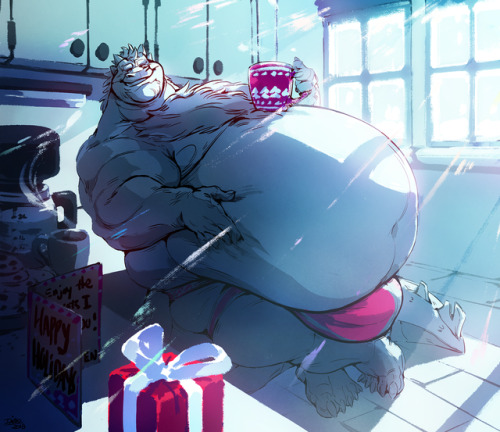 A merry little morning.Shaded Work commission for Laggio~!