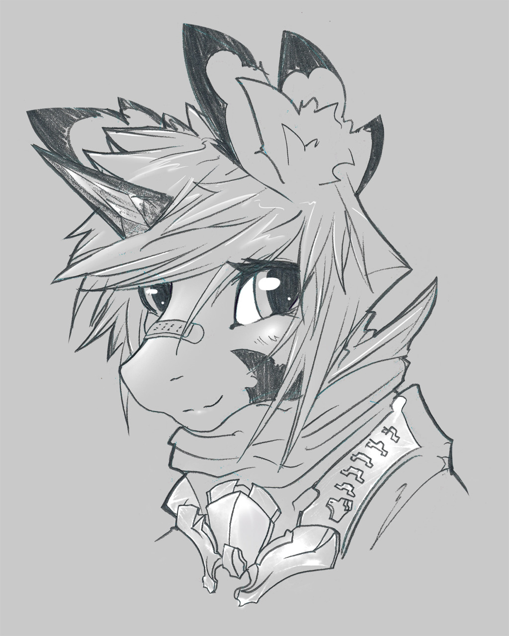 Quick pencil work for today. &gt;&lt;