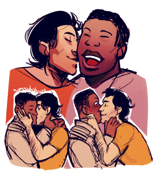 guesswhatruru:A bunch of stormpilot kisses to boost the mood