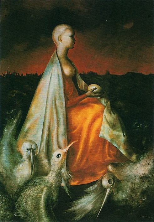 The Guardian of the Phoenix, Leonor Fini, 1954