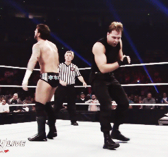 deanambroseroleplay:  Don’t ever sneak up on me Punk.
