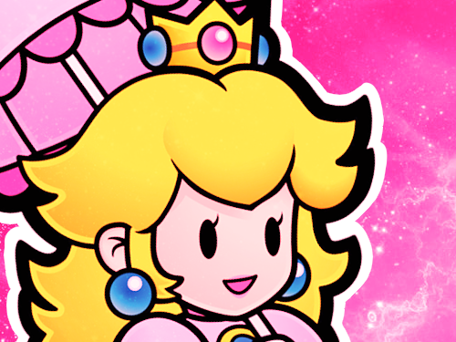 pinkgreninja:Princess Peach ❤ Super Paper Mario