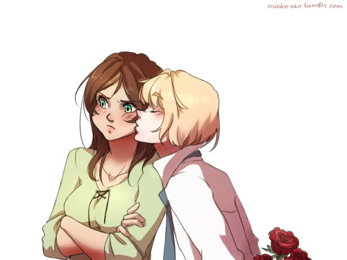 mioko-san:  eremin week - swaaaaap aka I’m cheating with my timezones honhonhon blonde hair ta