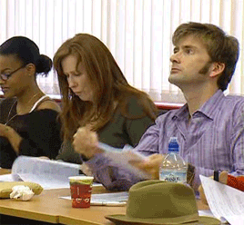 mizgnomer: The Partners In Crime read-through From the “A Noble Return” episode of Doctor Who Confidential 