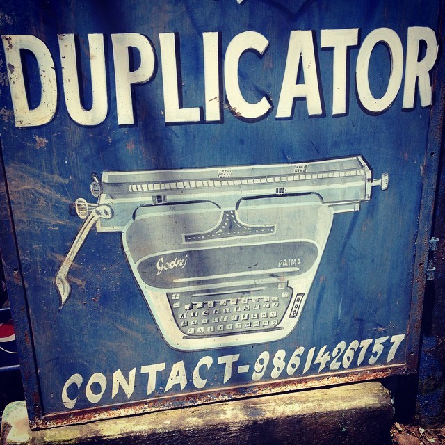 There are still shops repairing and selling typewriters in the age of their extinction. #Cuttack (at Jobra Bridge, Cuttack, Odisha)