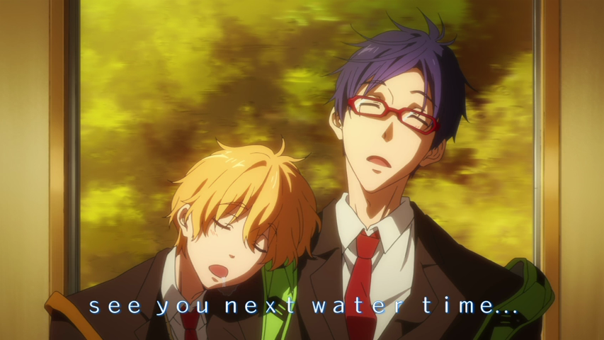 shut-up-takao:  Free! 1-8 ending cards 