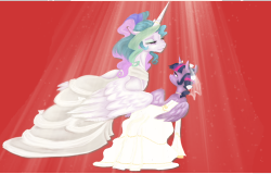 negativefade:  bri-sta:  Oh my god! You NEED to color the wedding picture! This is perfection right there! ANONYMOUS  This is happening.  Wow, that&rsquo;s a really nice picture. &lt;3 Are&hellip; &hellip;are Twi and &lsquo;Tia getting married? :o No,