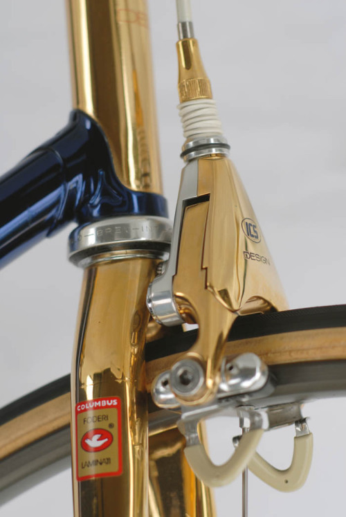 bikeplanet:  ICS-Italy Cicli Systems Exclusive Bike Gold Plated Campagnolo Recordby Velo Aficionado