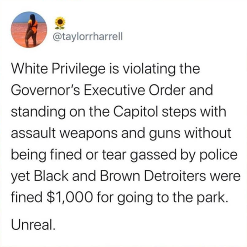 twitblr:White Privilege