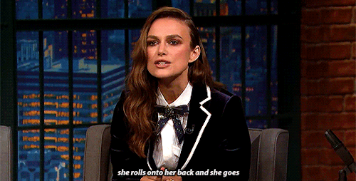 katiemcgrcths: Keira Knightley’s (two year old) daughter while watching trump’s acceptan