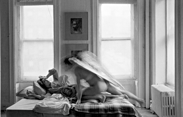 onlyoldphotography:  Duane Michals: Fallen Angel, 1968 