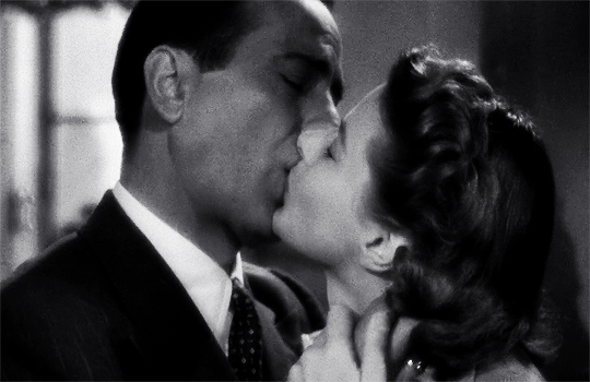 filmgifs:Kiss me. Kiss me as if it were the last time.Casablanca (1942) dir. Michael