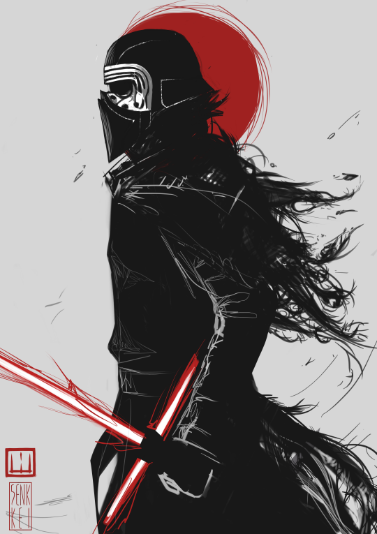 senkkeidraws:kylo sketches sittin in my folders for a year Is Kylo getting sacrificed
