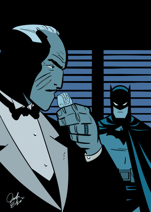 Batman: The Long Halloween - Batman and Carmine Falcone warm-ups (2021)[Batober day 4 warm-up p