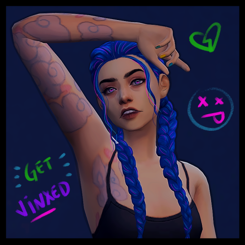 clumsyghostie:GET JINXED!For those who don’t know this is the character Jinx from the show Arc