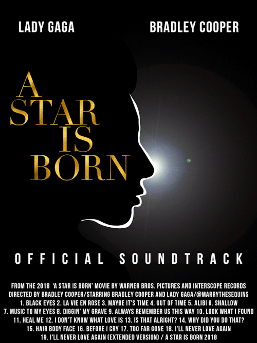 a nose is born / stream ‘A Star Is Born’ on all platforms today &lt;3 