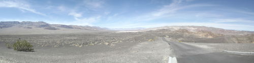 Panorama From Parking Area of Ubehebe Crater, Death Valley National Park, 2013.