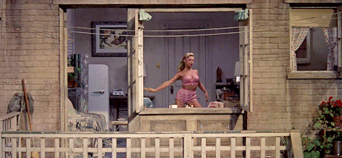vintagegal: Rear Window (1954) dir. Alfred Hitchcock