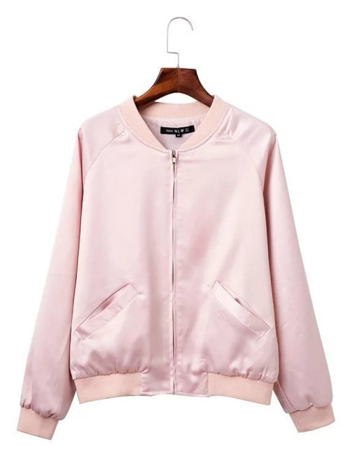 ♡ Satin Bomber Jacket - Buy Here ♡Free Shipping Worldwide!Please like, click the link and reblog if 