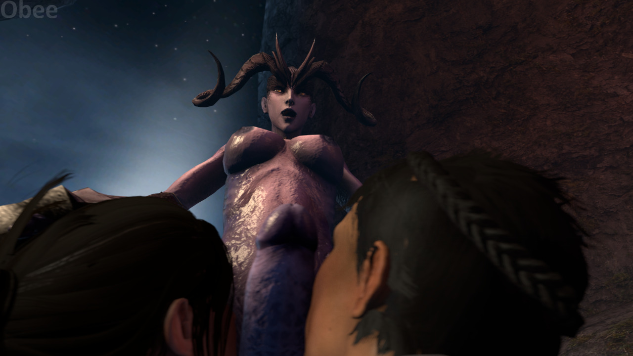 obee-haive:  None Can Resist Desire Demon (」゜ロ゜)」Angle 1 1080pAngle 2