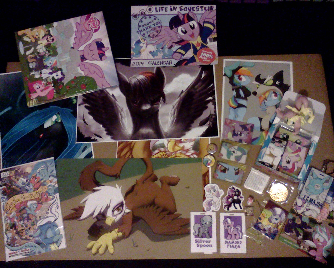CON SWAAAG! I bought some really neat things, and was given some really neat things
