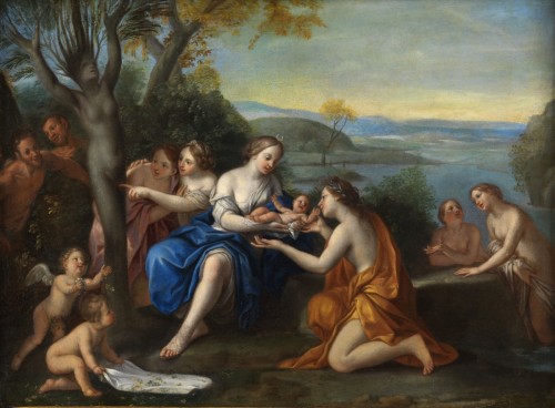 hildegardavon:Marcantonio Franceschini et Atelier, 1648-1729[Myrrha] La naissance d’Adonis, ca.1690,