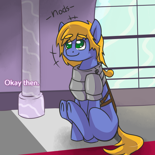 aknightawayfromhome:Artorigus: I love story time! :D  x3! Dat cute knightpone~….and it’s gonna be Sombra. Calling it!