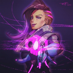 fandom-artworks:  theartmage:  Boop! Actual Sombra!   Artipelago