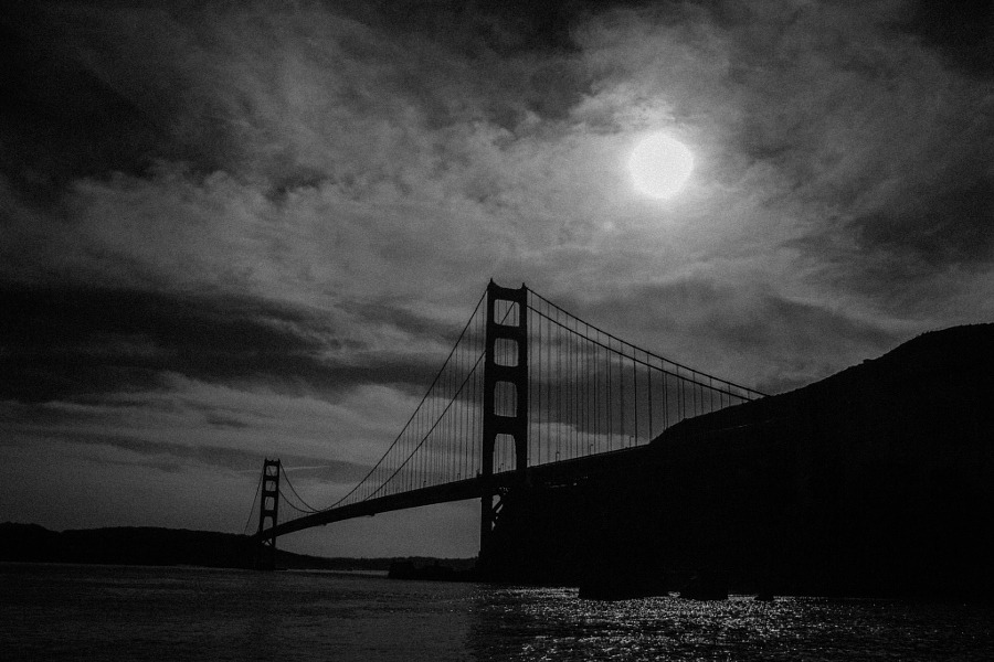 socialfoto:  Golden Gate Siloutte by franciscocespedes #SocialFoto