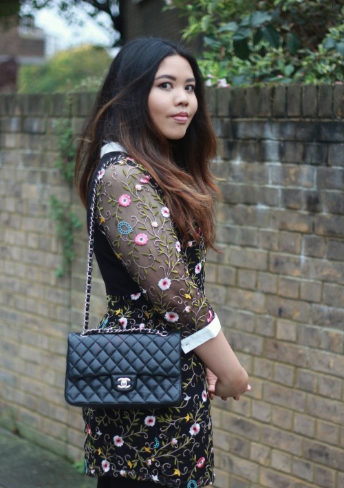 Topshop dress / Topshop shoes / Chanel bag Fashionmylegs- Daily fashion from around the web