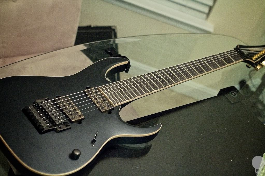 rileywasyes:  Jake Bowen’s Ibanez LACS “Titan” 7 string. I would literally