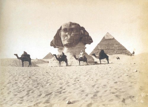 archaeoart:The Sphinx, Giza, Egypt, circa 1849. 