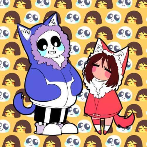 sans-loves-frisk:  coolcam12:  Sans and Frisk are so cute! X3  Sorry I dont know