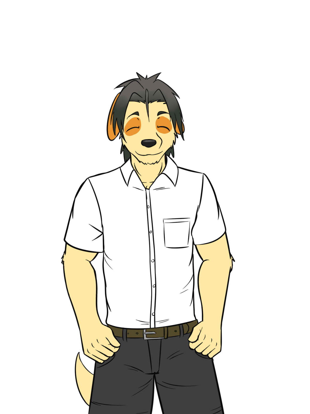 Kyouji in my style.  The last of the husbandos, and probably the least represented